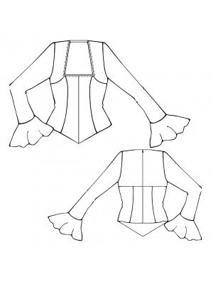 Pattern 5327 drawing